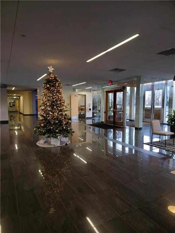 common area with visible vents