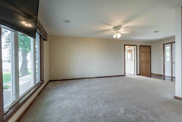 22694 Coney Island Dr, Clitherall, MN 56524 - spare room featuring healthy amount of natural light, carpet flooring, and baseboards