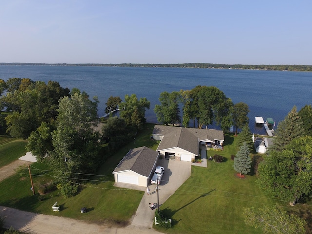 22694 Coney Island Dr, Clitherall, MN 56524 - aerial view of property and surrounding area with a nearby body of water