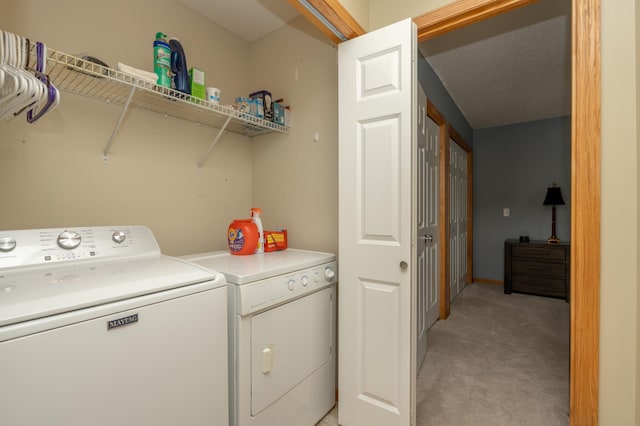 822 Emerson Ave N, Montrose, MN 55363 - washroom featuring independent washer and dryer and light carpet