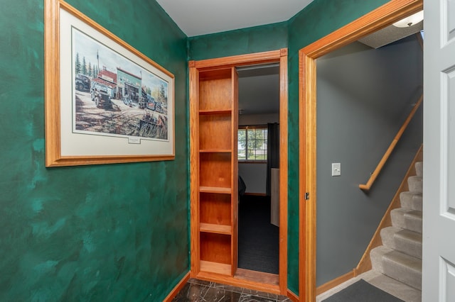 822 Emerson Ave N, Montrose, MN 55363 - corridor featuring baseboards and stairs