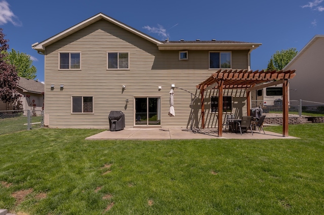 822 Emerson Ave N, Montrose, MN 55363 - rear view of property featuring a pergola and a patio area