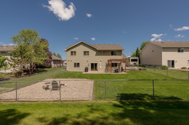 822 Emerson Ave N, Montrose, MN 55363 - back of house featuring a pergola and a patio