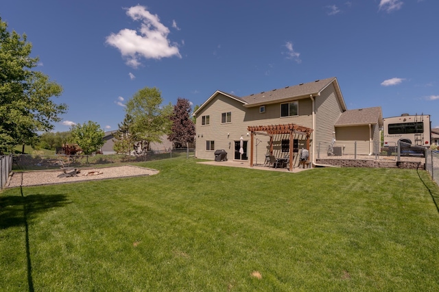 822 Emerson Ave N, Montrose, MN 55363 - rear view of house featuring a pergola and a patio