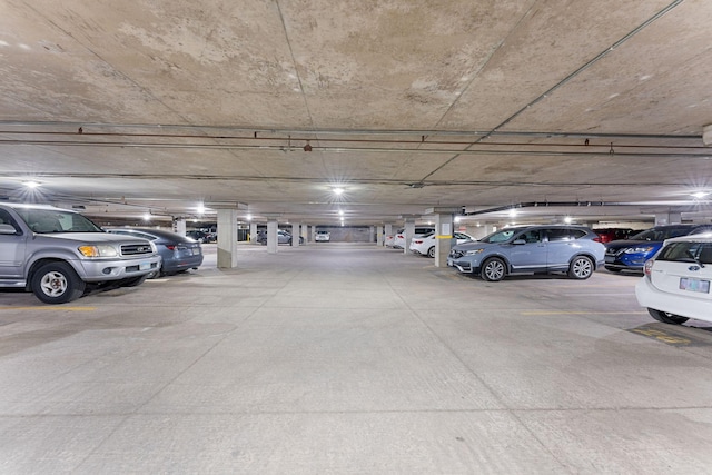 view of parking deck