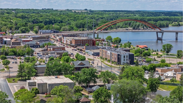 344 Barker St, Hastings, MN 55033 - aerial view of a notable bridge and a nearby body of water