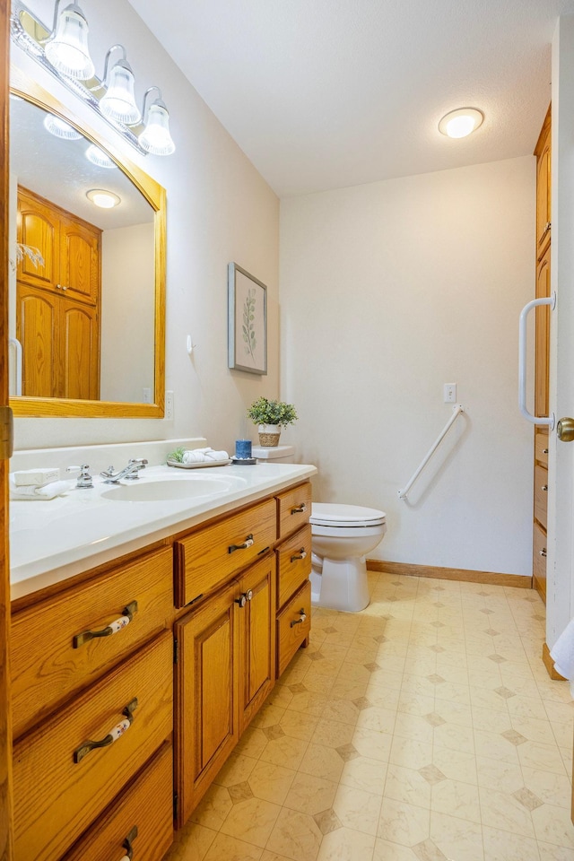 344 Barker St, Hastings, MN 55033 - bathroom with vanity and tile patterned floors