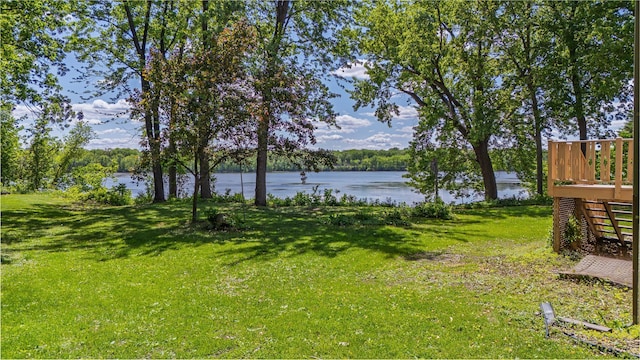 344 Barker St, Hastings, MN 55033 - view of green lawn with a water view