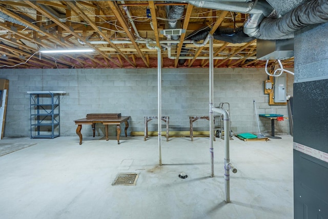 344 Barker St, Hastings, MN 55033 - unfinished basement with electric panel