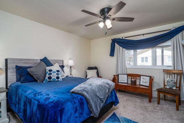 118 Golf Ter, Crookston, MN 56716 - bedroom featuring carpet flooring and a ceiling fan