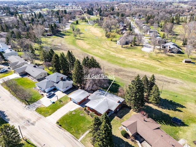 118 Golf Ter, Crookston, MN 56716 - birds eye view of property featuring a residential view
