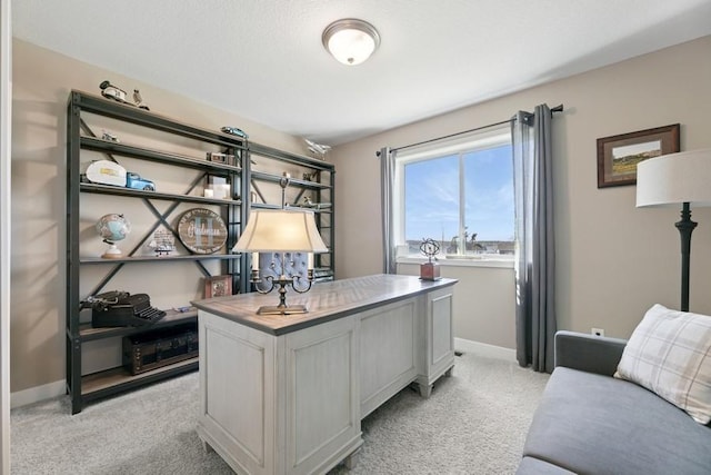 23892 187th St NW, Big Lake, MN 55309 - home office featuring light colored carpet and baseboards