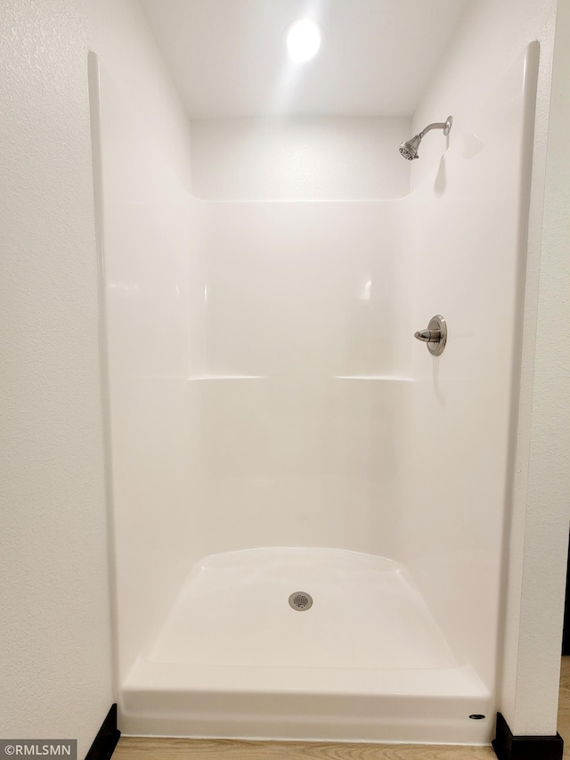 full bath featuring a shower stall