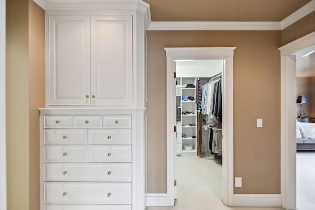 view of closet