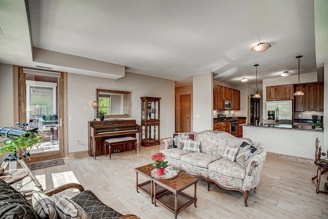 650 Main St N Unit 308, Stillwater, MN 55082 - living room with light wood-type flooring and baseboards
