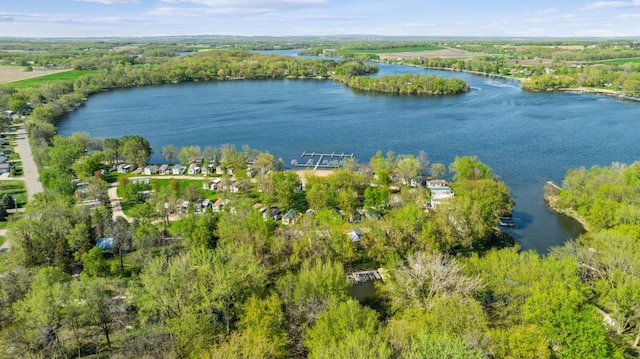 18096 Browns Lake Rd Unit 2, Eden Lake Twp, MN 56368 - drone / aerial view of a nearby body of water