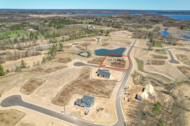 2475 179th Ave NE, Ham Lake, MN 55304 - bird's eye view featuring a water view
