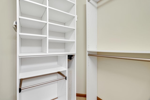 view of spacious closet