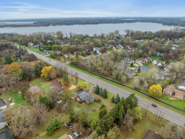 1034 Birch St, Lino Lakes, MN 55014 - birds eye view of property with a residential view and a water view