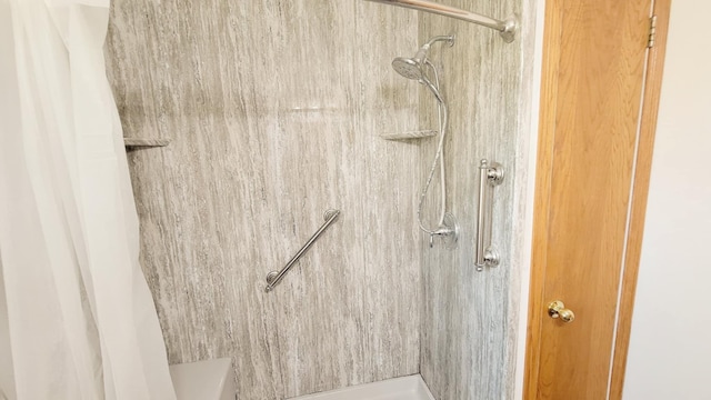 full bath with a shower