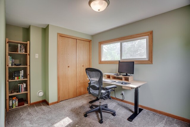 5371 Hugo Rd, White Bear Twp, MN 55110 - carpeted office with baseboards