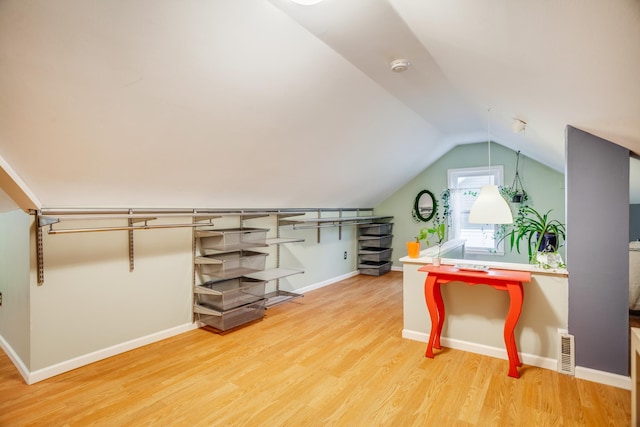 4830 29th Ave S, Minneapolis, MN 55417 - office featuring wood finished floors and vaulted ceiling
