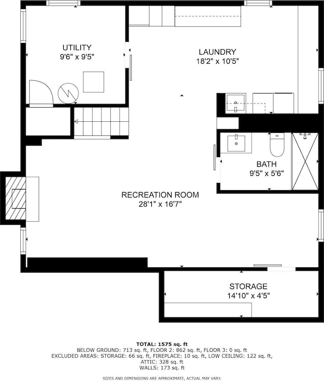 4830 29th Ave S, Minneapolis, MN 55417 - view of property floor plan
