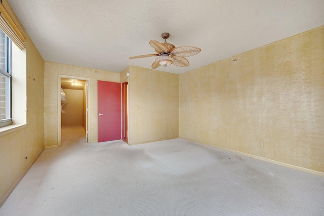 401 1st St Unit 401, Minneapolis, MN 55401 - carpeted spare room with ceiling fan and a textured ceiling