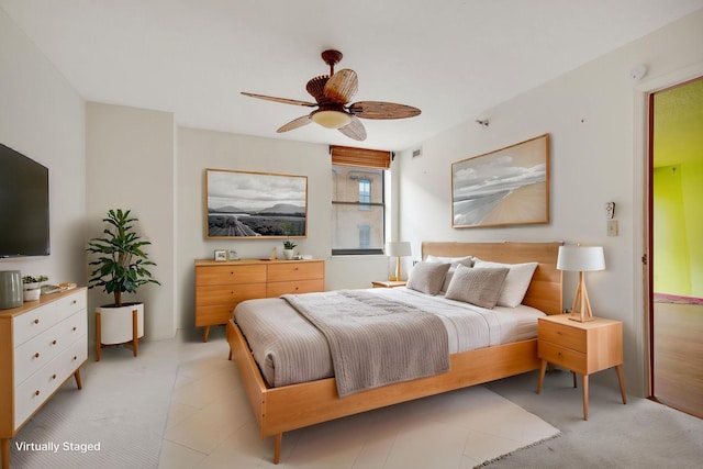 401 1st St Unit 401, Minneapolis, MN 55401 - bedroom featuring ceiling fan