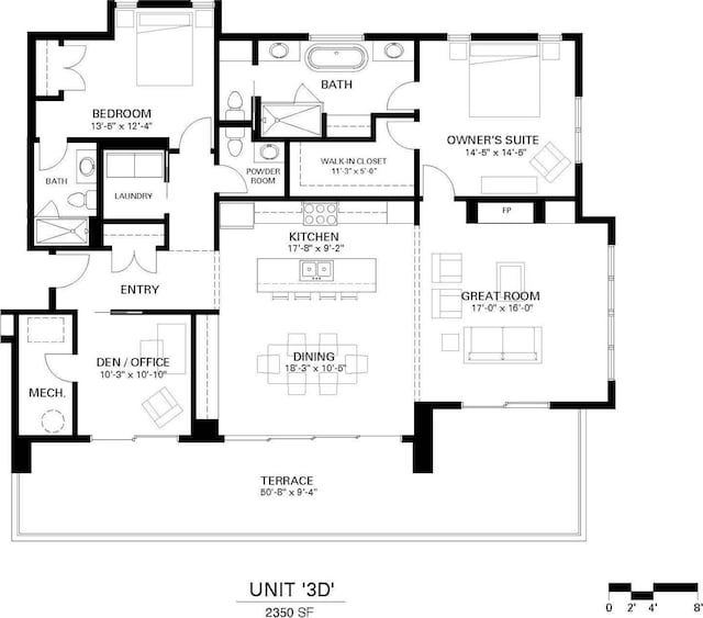 150 Broadway Ave S Unit 3D, Wayzata, MN 55391 - floor plan