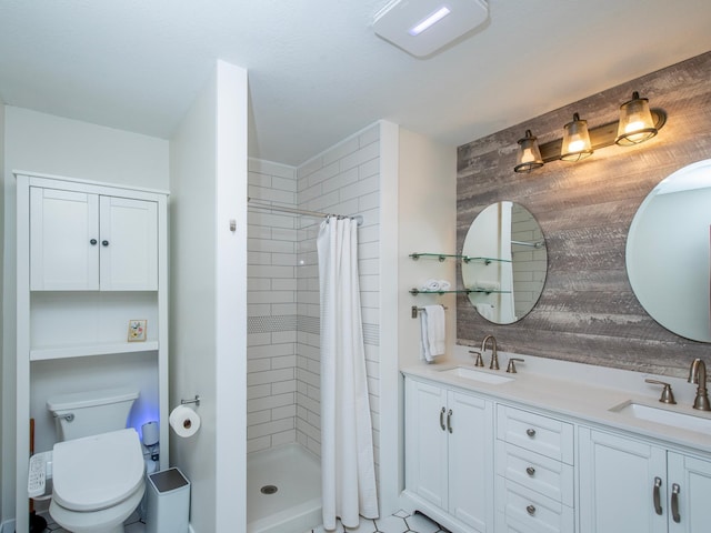 2415 Edgerton St, Little Canada, MN 55117 - bathroom with a shower stall, double vanity, and toilet