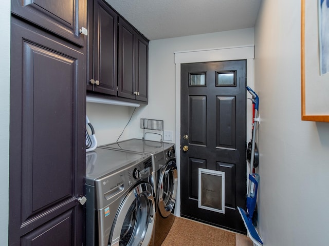 2415 Edgerton St, Little Canada, MN 55117 - clothes washing area with separate washer and dryer and cabinet space