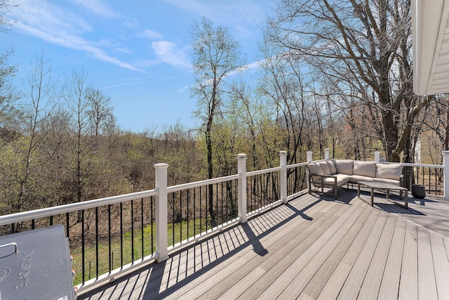 23465 7th St NE, East Bethel, MN 55005 - view of wooden deck