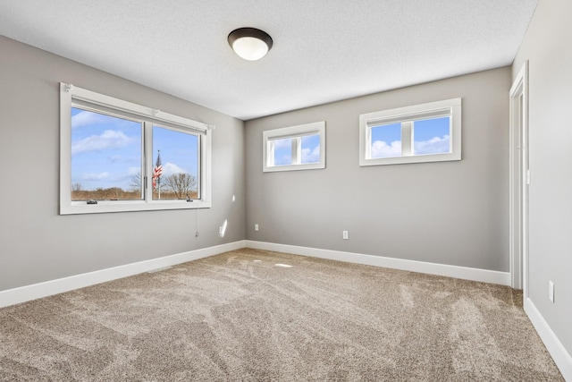 206 Fairway Cir, Glencoe, MN 55336 - spare room featuring carpet and a textured ceiling