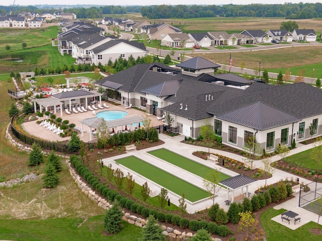 10054 Mulberry Ln, Corcoran, MN 55374 - birds eye view of property with a residential view