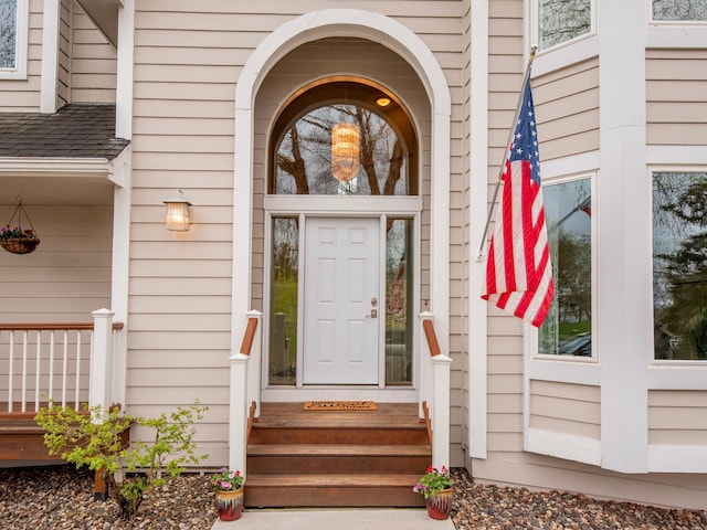 view of entrance to property