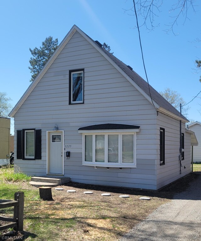 view of bungalow-style house