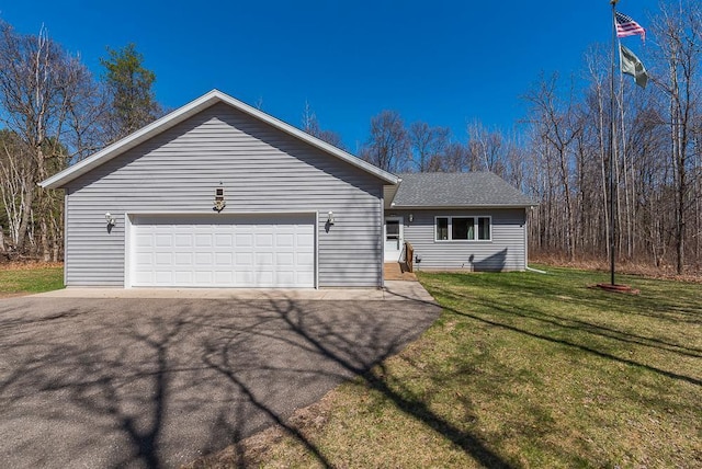 10098 Pin Oak Ln, Brainerd, MN 56401 - ranch-style house featuring a garage and a front lawn