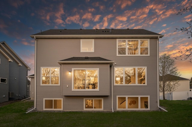 view of back of property