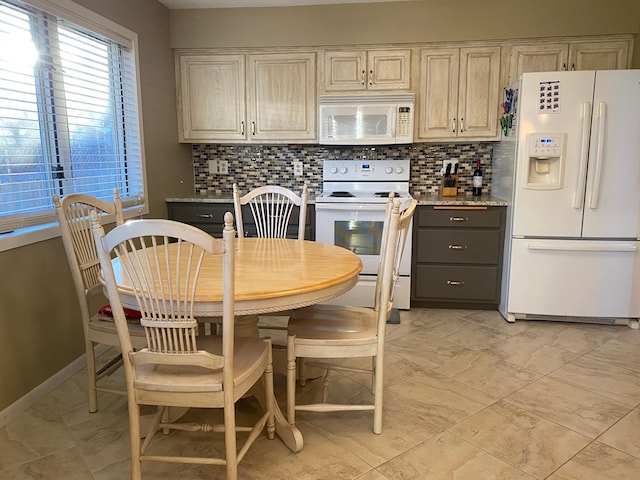 view of dining space
