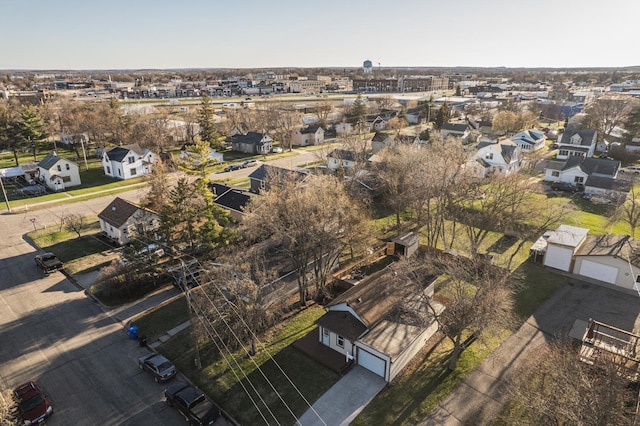 drone / aerial view featuring a residential view