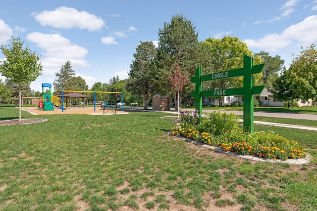 1100 Summit Ave, Saint Paul Park, MN 55071 - community playground with a lawn