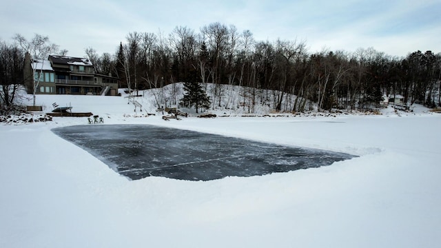 35873 Drumbeater Rd, Cohasset, MN 55721 - view of snowy yard