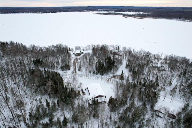 35873 Drumbeater Rd, Cohasset, MN 55721 - view of snowy aerial view