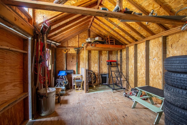 view of storage