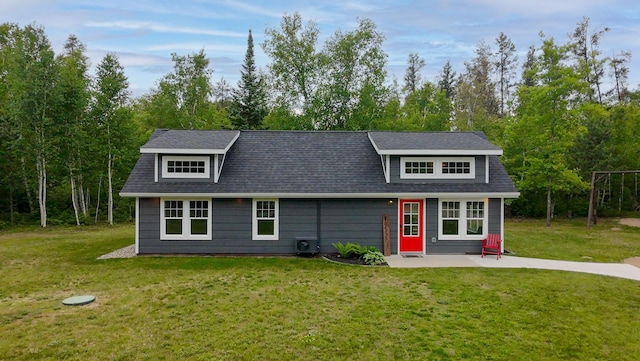 29133 Neighborly Dr, Laporte, MN 56461 - view of front of property with a front yard and a patio