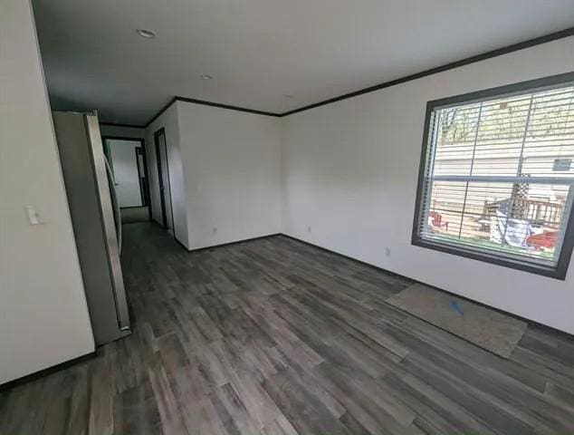 133 Maple Dr, Mankato, MN 56001 - empty room with dark wood-style floors