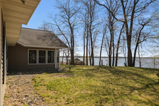 5301 Pine Beach Rd, Brainerd, MN 56401 - view of grassy yard with a water view