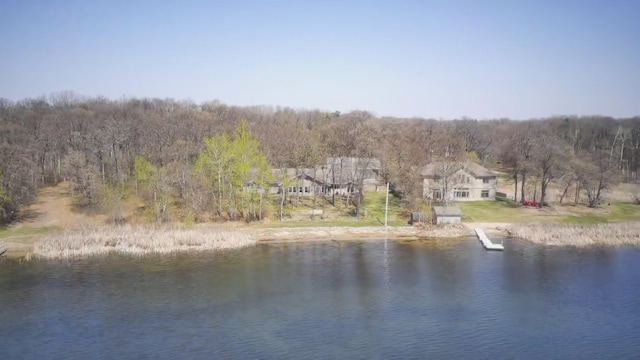 5301 Pine Beach Rd, Brainerd, MN 56401 - water view with a heavily wooded area