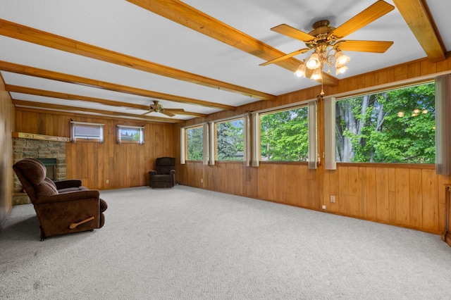 615 9th Ave SW, Faribault, MN 55021 - sunroom / solarium featuring beamed ceiling